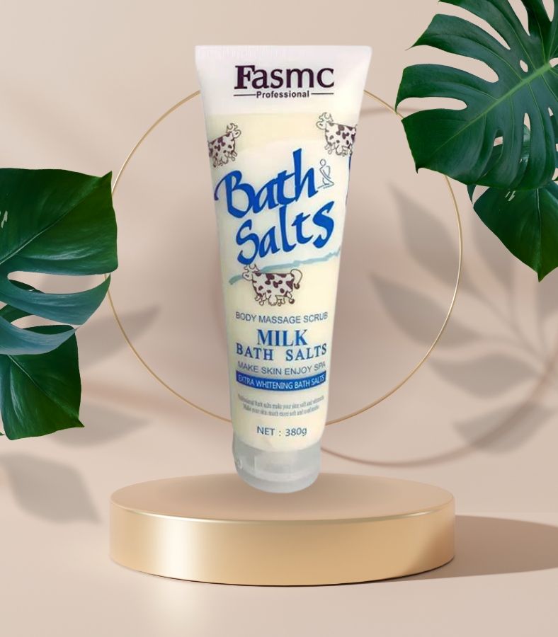 FASMC Milk Bath Salts Body Massage Scrub- sajermaya FASMC Milk Bath Salts Body Massage Scrub- sajermaya